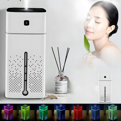 NAWILŻACZ POWIETRZA DYFUZOR ZAPACHOWY AROMATERAPIA 1L LAMPKA LED 3W na Arena.pl