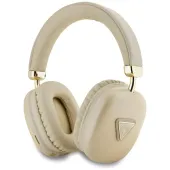 słuchawki nauszne guess bluetooth 5.3 metallic triangle logo złoty