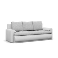 Kanapa rozkładana, Bosco, plecionka, ekoskóra, 222x96x92 cm | TYLETEGOTU