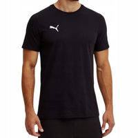 Męska czarna koszulka t-shirt PUMA bawełniana sportowa na codzień r. M