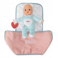 CHICCO MIĘKKA LEKKA LALKA przytulanka 30cm gryzak i torba do przewijania