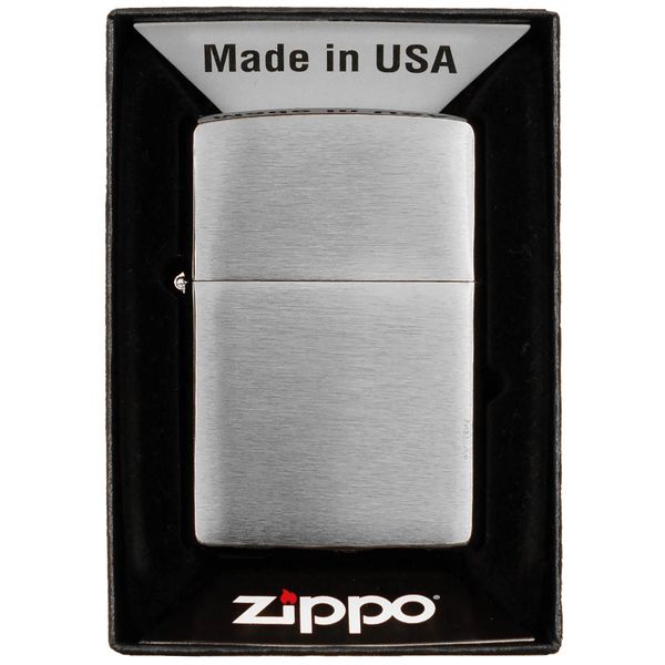 Zapalniczka Zippo Chrome Brushed zdjęcie 1