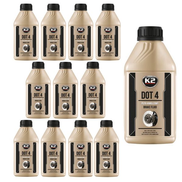 12x Płyn hamulcowy DOT-4 500ml K2 ( karton ) zdjęcie 1