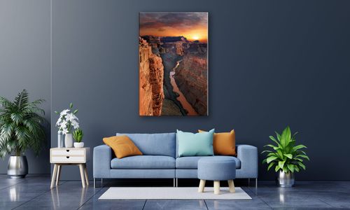 OBRAZ NA PŁÓTNIE 042 Kanion 30x40cm na Arena.pl