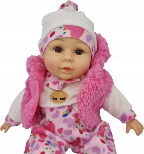 LALKA BOBAS MÓWI I ŚPIEWA POLSKI 35CM + Butelka_73 na Arena.pl