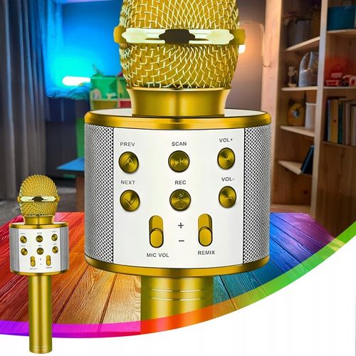 MIKROFON BEZPRZEWODOWY KARAOKE GŁOŚNIK BLUETOOTH PREZENT DLA DZIECI na Arena.pl
