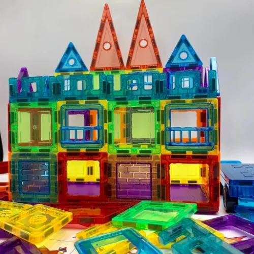 KLOCKI MAGNETYCZNE 3D MAGNETIC EDUKACYJNE DUŻE PANELE KONSTRUKCYJNE na Arena.pl