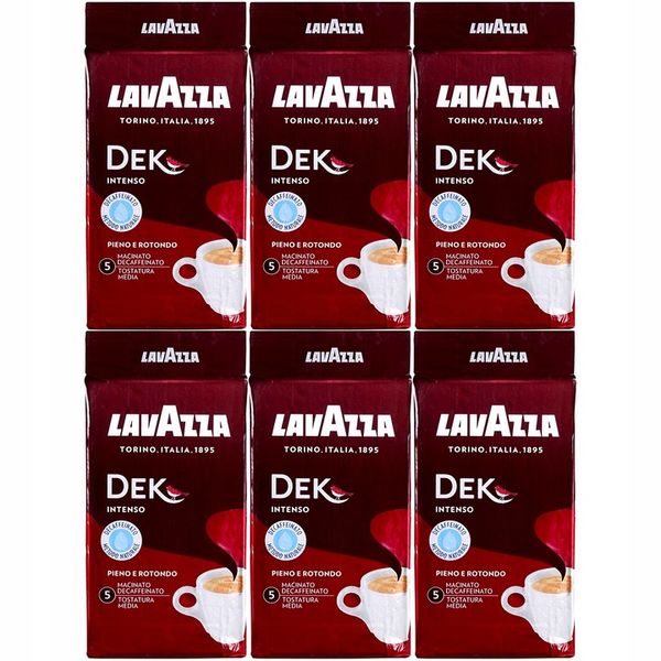 Kawa mielona bezkofeinowa LAVAZZA Dek Intenso bez kofeiny Intensywna 1,5kg zdjęcie 1