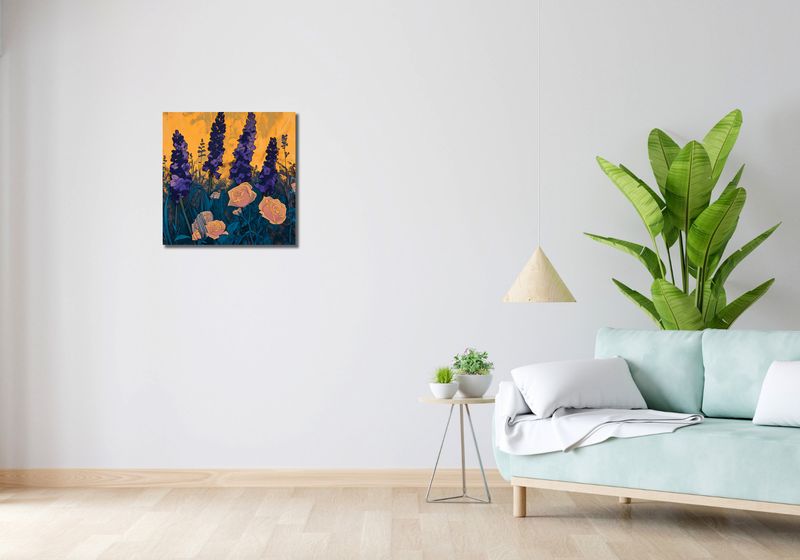 Obraz 50x50cm Złoty Ogród zdjęcie 2