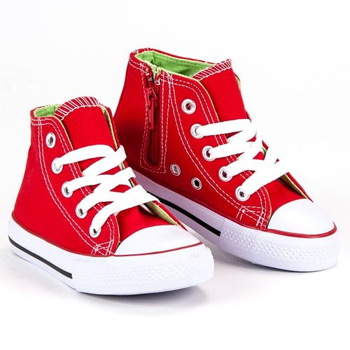 Wysokie czerwone trampki r.29 na Arena.pl