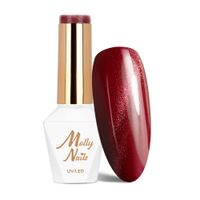Lakier hybrydowy LED/UV Gel Polish Reds Cat Eye Red Nr 231 MollyNails 8g