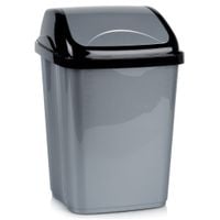 Kosz na Śmieci Odpady Plastikowy Uchylny Biurowy Łazienkowy Kuchenny 16L