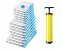 Worki Próżniowe na Ubrania Pościel do Pakowania 14 szt Zestaw + Pompka