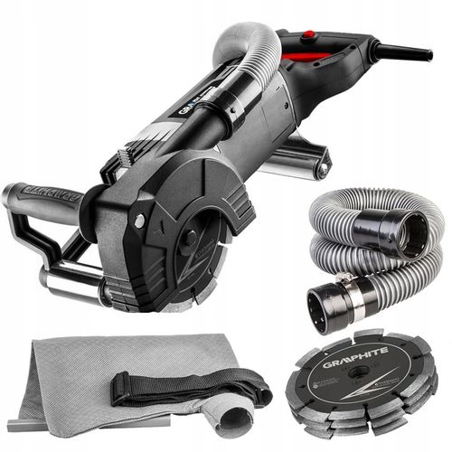 GRAPHITE BRUZDOWNICA 2400W TARCZA 150x22.2mm + OSPRZĘT 59G371 CIĘCIE 43mm na Arena.pl