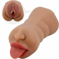 crazy bull sarah - masturbator model dwukanałowy, anatomiczny,