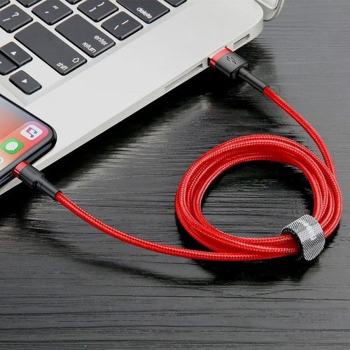Kabel Lightning USB Baseus Cafule 2A 3m (czerwony) na Arena.pl