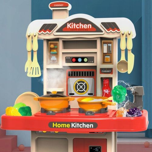 MINI KUCHNIA DLA DZIECI ROZWOJOWA KRAN PALNIKI PARA INTERAKTYWNA AKCESORIA na Arena.pl