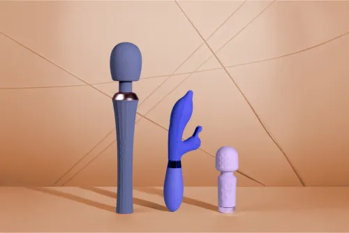 loveline pratanopia - silikonowy masażer kroliczek, dwupunktowy, fioletowy na Arena.pl