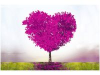 OBRAZ TREE OF LOVE MIŁOŚĆ SERCE PRZYRODA