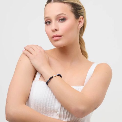 Srebrna bransoleta Staviori z perłami na Arena.pl