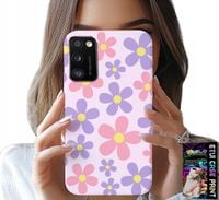 ETUI DO XIAOMI POCO M3 - KOLOROWE STOKROTKI, STOKROTKA, KWIATKI
