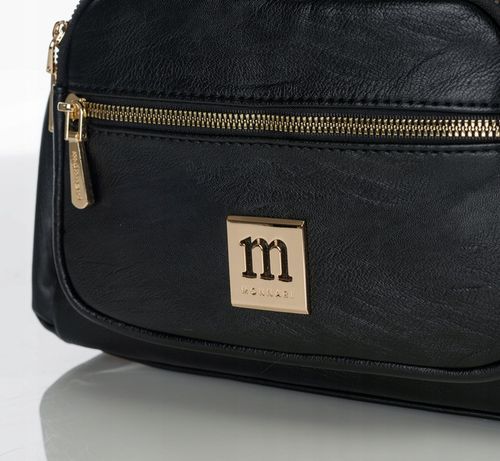 Listonoszka Kuferek PREMIUM Torebka Damska Monnari czarna Pojemna do pracy na Arena.pl