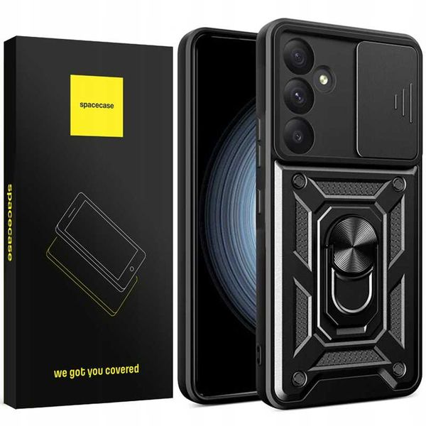 Spacecase Camring Galaxy A55 5G Black zdjęcie 1