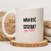 CHAMSKI KUBEK BEZ CENZURY | ŚMIESZNY PREZENT | DO PRACY BIURA DOMU | 330 ml