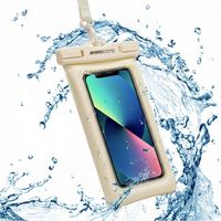 WODOODPORNE ETUI POKROWIEC NA TELEFON 12X22CM TPU PŁYWAJĄCE ENERO CAMP KREMOWE