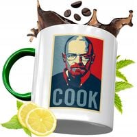 Kubek Zielony Dla Kucharza Idealny Prezent Z Nadrukiem Ze Zdjęciem