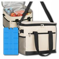 Torba Termiczna + Wkład Śniadaniowa Lunch Jedzenie Plażowa Chłodząca 20L