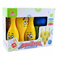 KRĘGLE PLASTIKOWE DLA DZIECI BOWLING ZESTAW DO GRY