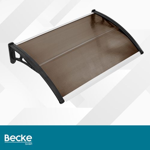 Daszek nad drzwi zadaszenie 100 x 60 cm brązowy na Arena.pl