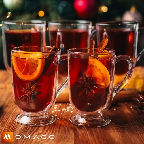 6x SZKLANKI DO KAWY LATTE HERBATY 300ml SZKLANKA KOMPLET Z UCHEM na Arena.pl