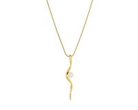 naszyjnik zawieszka z perłą z kolekcji classic (c9786au)