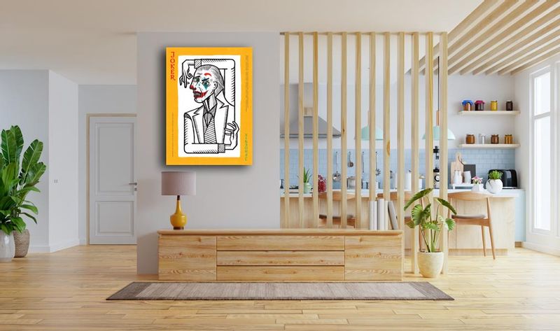 Joker II – obraz na płótnie 40x60 cm zdjęcie 2