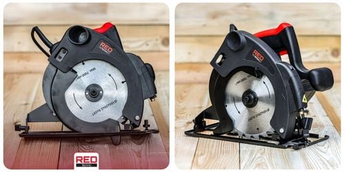 PIŁA TARCZOWA PILARKA RĘCZNA DO DREWNA Z LASEREM 2250W PRZECINARKA 185 na Arena.pl