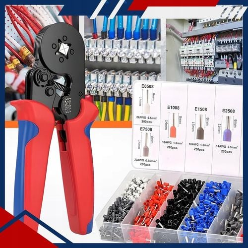 ZACISKARKA PRASKA 1800 TULEJEK KONEKTORÓW KOŃCÓWEK KABLI PRZEWODÓW na Arena.pl