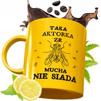 Złoty Kubek Premium Dla Aktorki Prezent Z Nadrukiem Ze Zdjęciem
