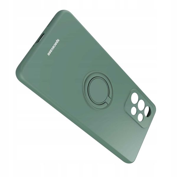 Spacecase Silicone Ring Galaxy A53 5G Dark Green zdjęcie 6