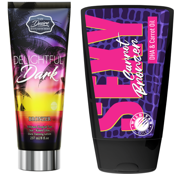 Tan Desire Delightful Dark + Wild Tan Sexy Carrot Gratis zdjęcie 1