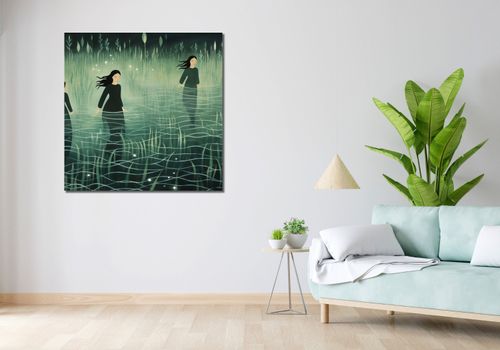 Obraz 100x100cm Pośród Ciszy na Arena.pl