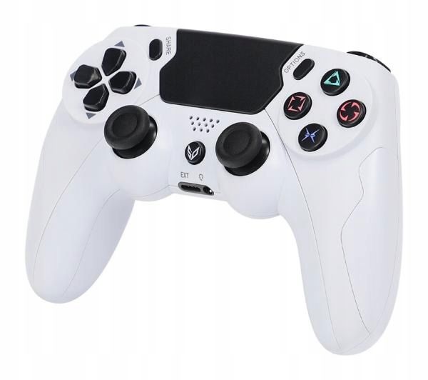 Pad PC PS4 SteelDigi Steelshock 4 V3 Kontroler Biały zdjęcie 3