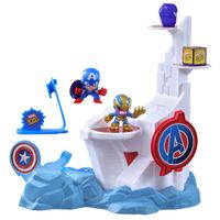 MARVEL STUNT SQUAD ZESTAW FIGUREK KAPITAN AMERYKA VS. THANOS AVENGERS 4+