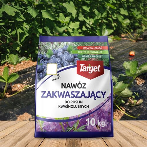 TARGET NAWÓZ ZAKWASZAJĄCY DO ROŚLIN KWAŚNOLUBNYCH BORÓWEK OBFITE PLONY 10KG na Arena.pl