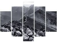 105CM 150CM OBRAZ 5 ELEM WIDOK GÓRSKI DRUK