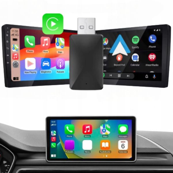 BEZPRZEWODOWY ADAPTER MINI USB / USB-C DO CARPLAY ANDROID AUTO IPHONE zdjęcie 8