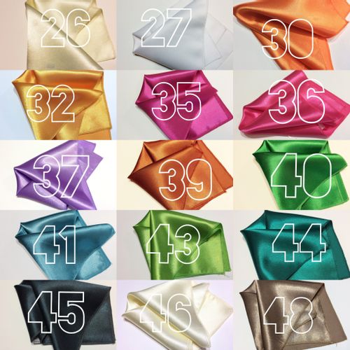 Poszetka satynowa niebieska, błękitna na Arena.pl