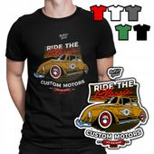 KOSZULKA T-SHIRT MĘSKI WZORY DO WYBORU - RIDE THE CLASSICS KLASYKI - XS