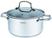 klausberg garnek z pokrywą 2,5 l kb-7212